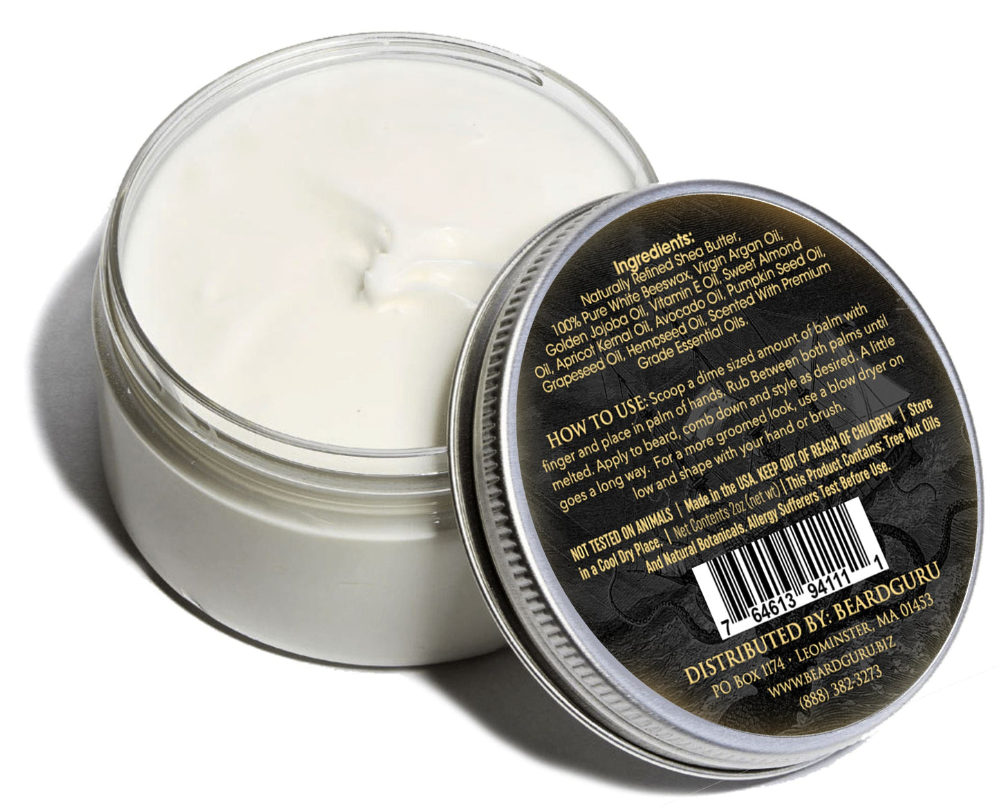 BeardGuru Rum Beard Balm – Smoothes, Softens & Styles