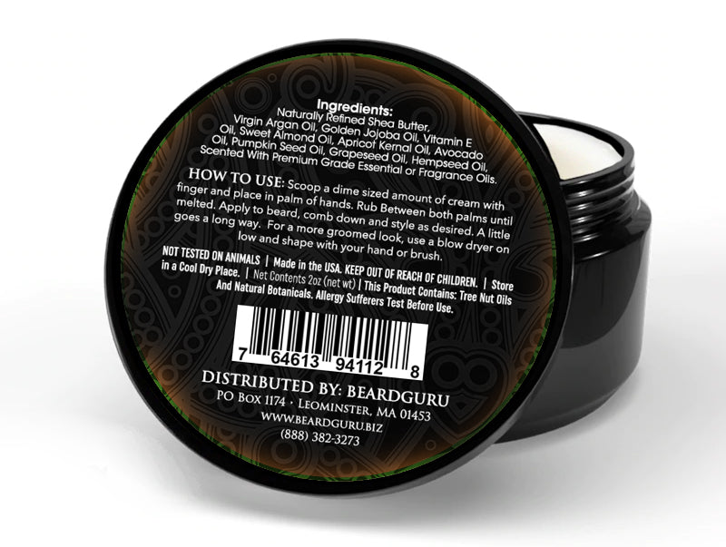 BeardGuru Rebel Beard Cream – Softens, Shapes & Smooths