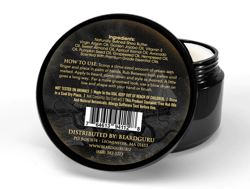 BeardGuru Rum Beard Cream – Nourish, Style & Smooth Your Beard