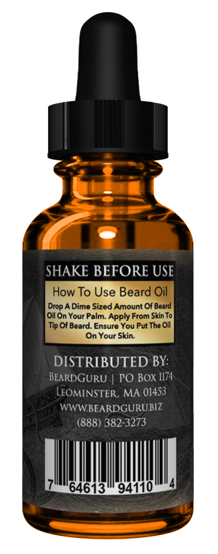 BeardGuru Rum Beard Oil - Smooth & Soft Beard Care