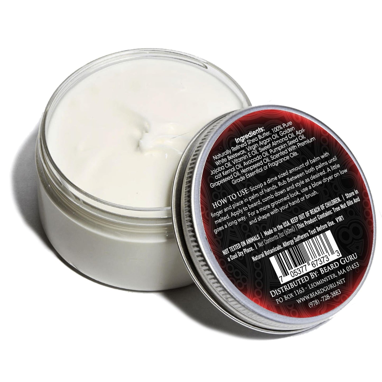 BeardGuru Touch of Class Beard Balm – Softens, Shapes & Smooths