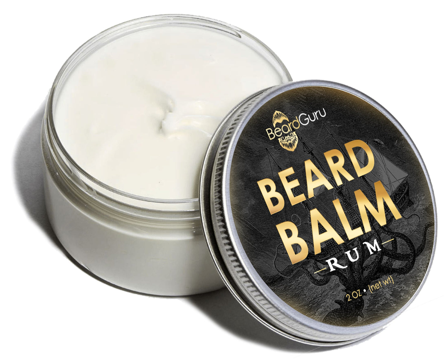 BeardGuru Rum Beard Balm – Smoothes, Softens & Styles