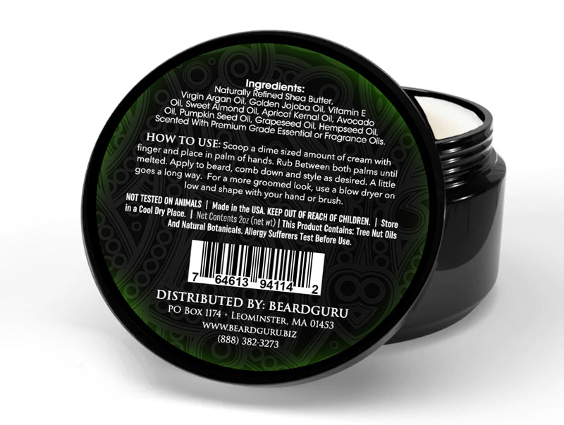 BeardGuru AppleBlossom Beard Cream – Softens, Shapes & Smooths