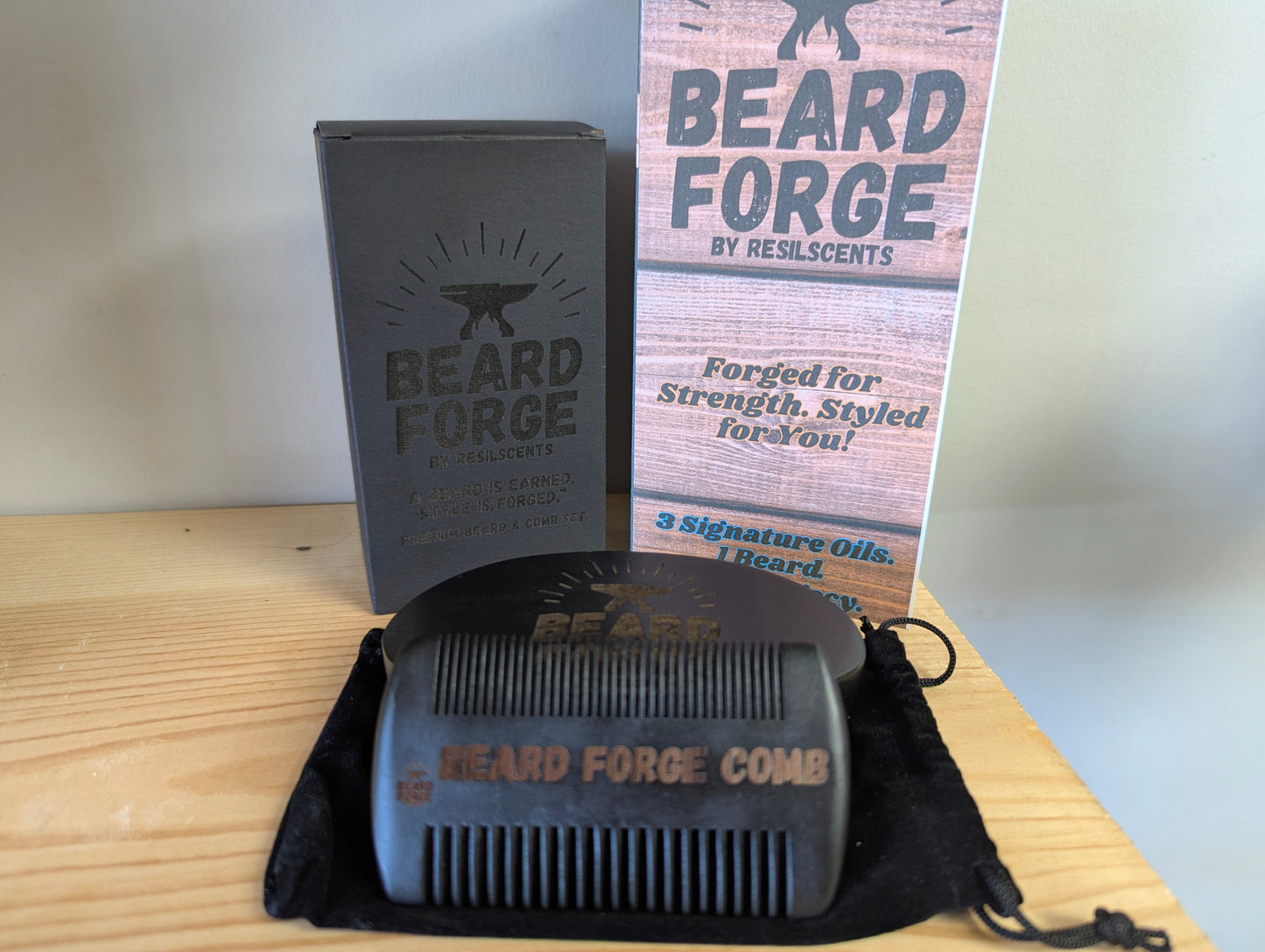 Beard Forge™ Premium Grooming Set | Refined. Rugged. Resilient.