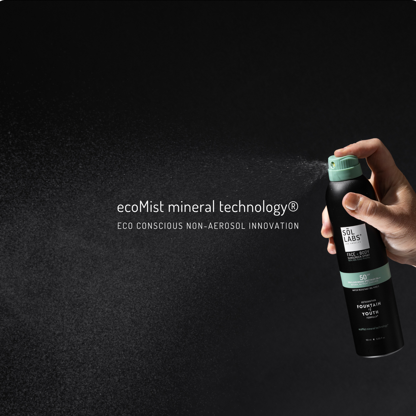 SOL LABS® SPF 50 Sheer Mist – Lightweight Mineral Sunscreen & Hydrating Face Spray
