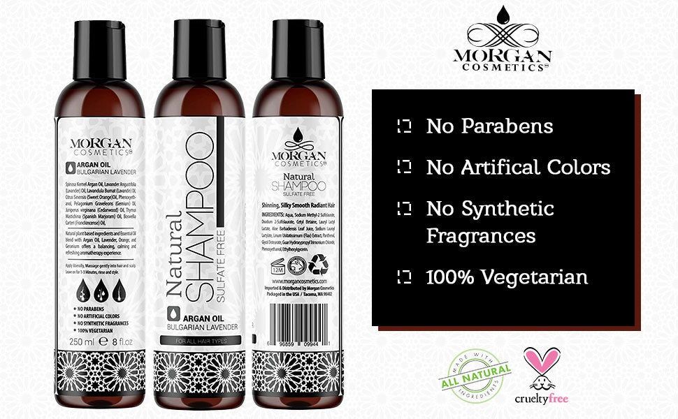 Argan Oil Sulfate-Free Shampoo | Lavender | 8 oz