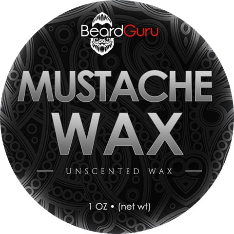 BeardGuru Premium Mustache Wax – Unscented, Smooth Styling