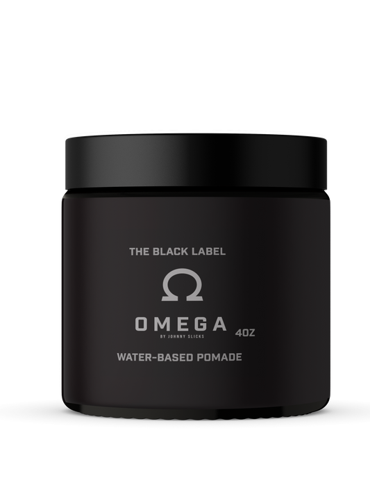 Omega Water-Based Pomade | Organic Strong Hold & High Shine