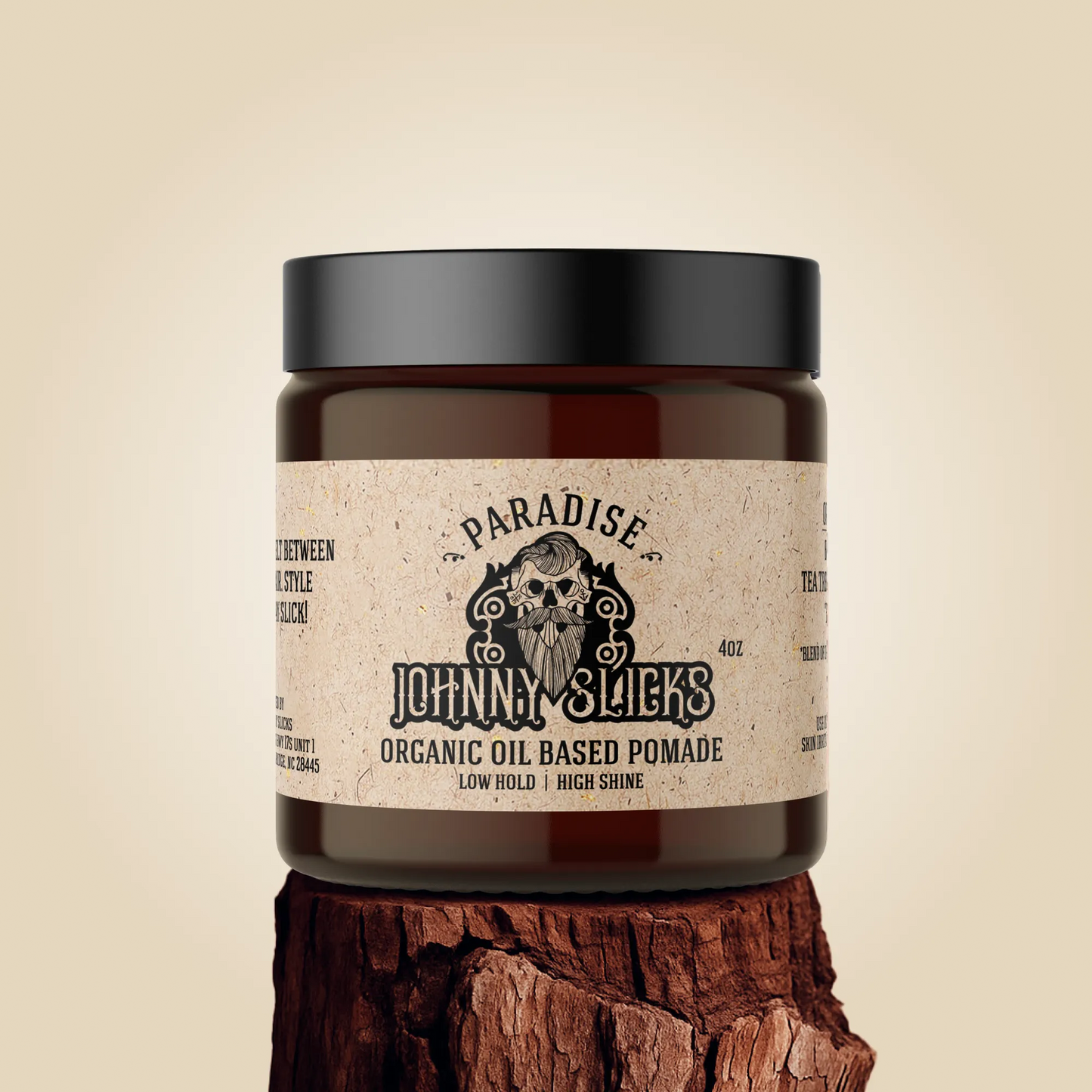 Organic Oil-Based Pomade | Strong Hold & Natural Shine