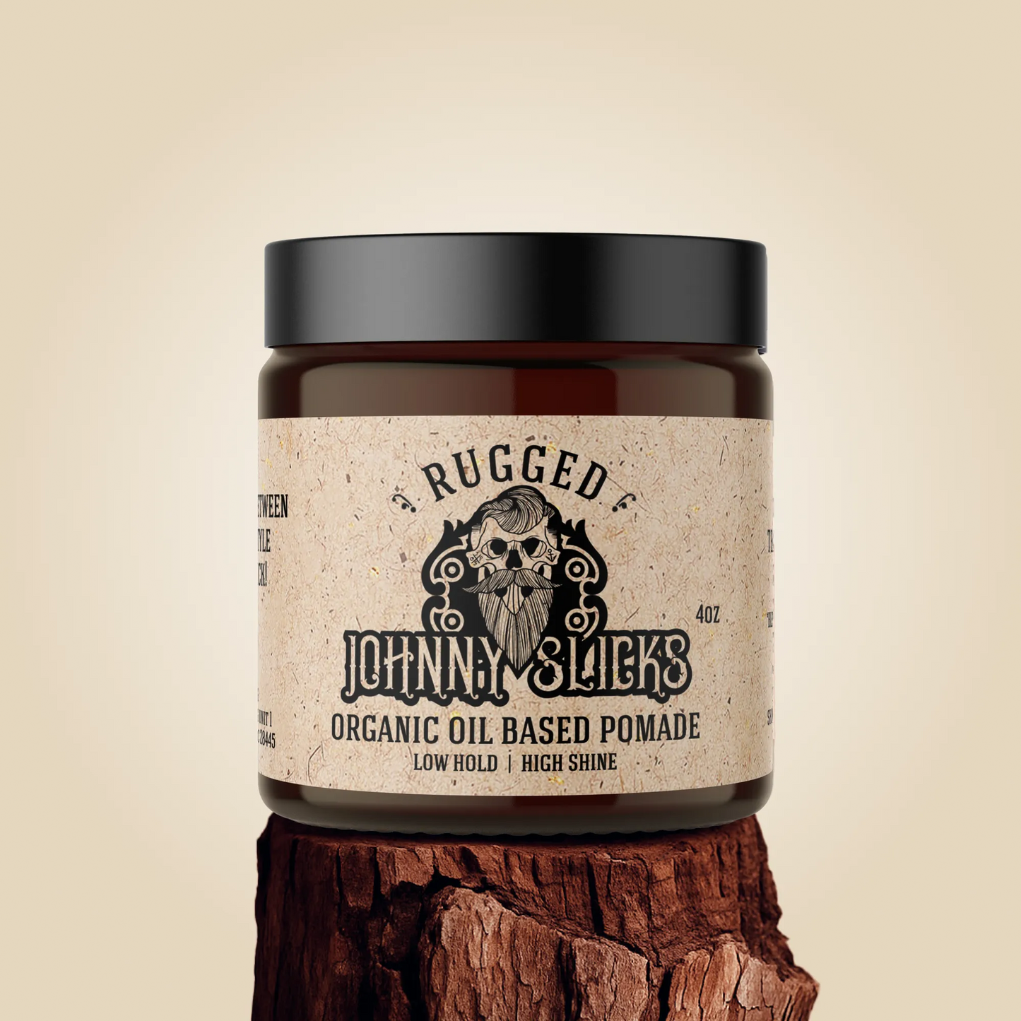 Organic Oil-Based Pomade | Strong Hold & Natural Shine