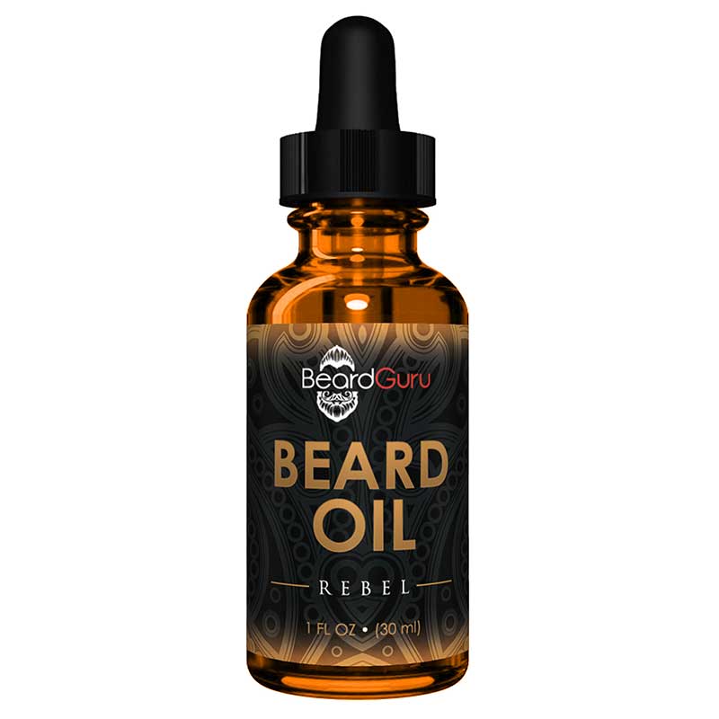 BeardGuru Rebel Beard Oil | Cedar & Leather Scent | 1 fl. oz.