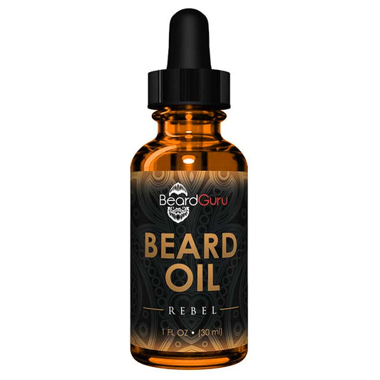 BeardGuru Rebel Beard Oil | Cedar & Leather Scent | 1 fl. oz.