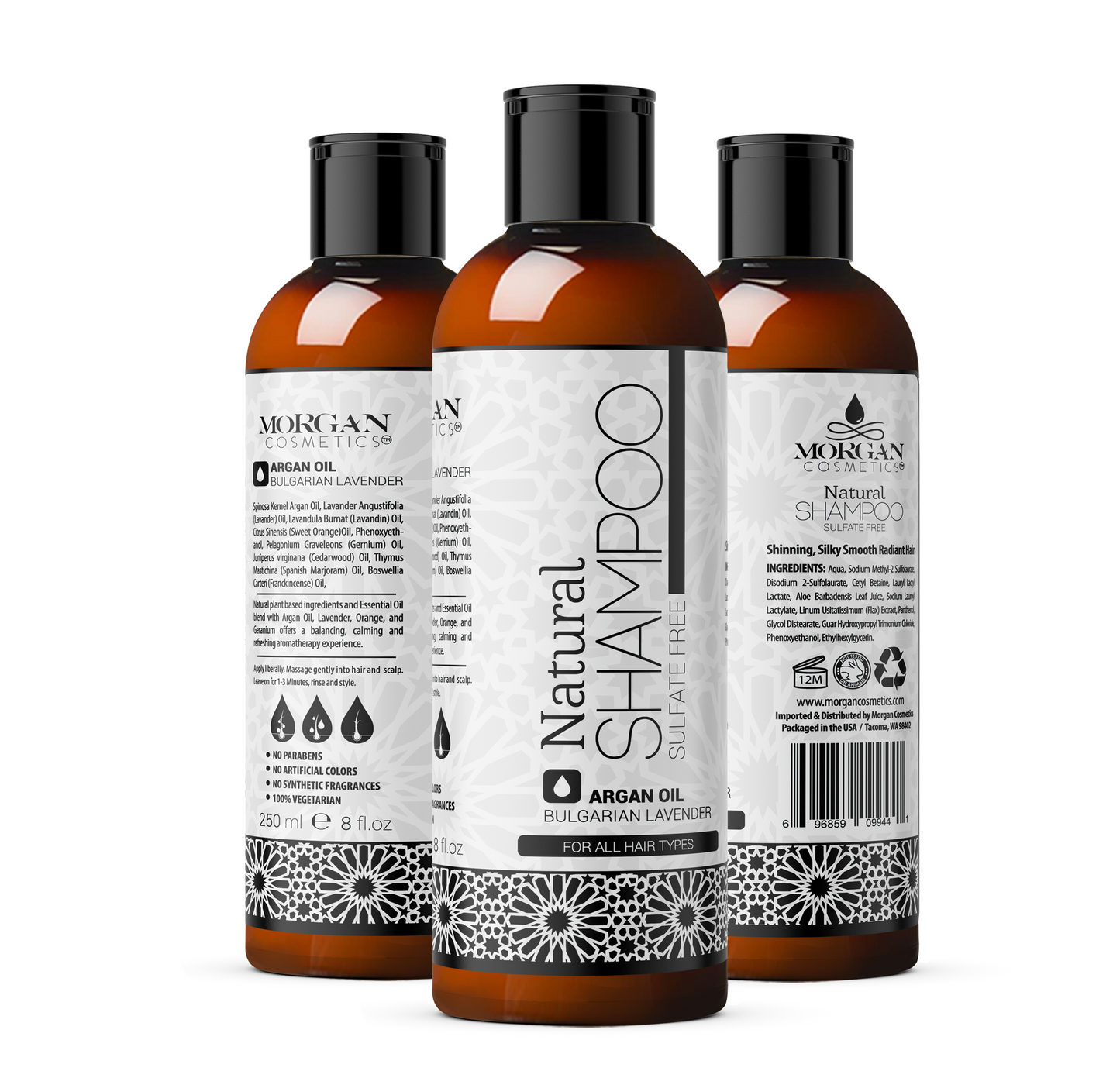 Argan Oil Sulfate-Free Shampoo | Lavender | 8 oz